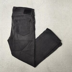 Paige Jeans Mens 34x26 Gray Straight Denim Pants Zip Fly Casual Everyday Classic